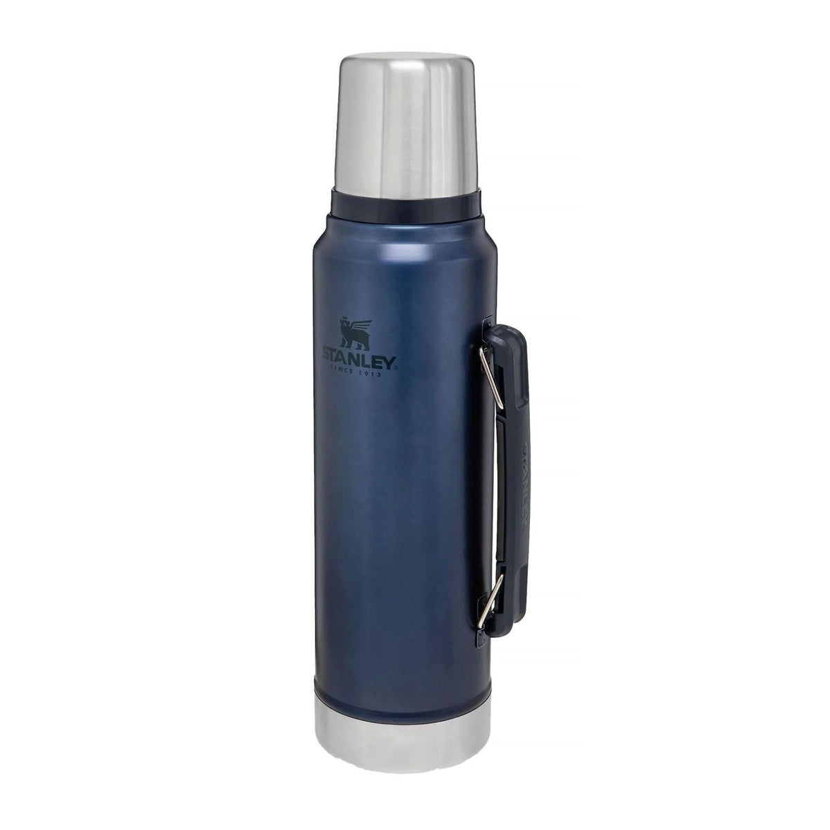 Stanley Legendary Classic 1.0L water bottle in ash color with a sleek, durable design for everyday hydration.