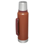 Stanley Legendary Classic 1.0L water bottle in ash color with a sleek, durable design and secure screw-on lid.