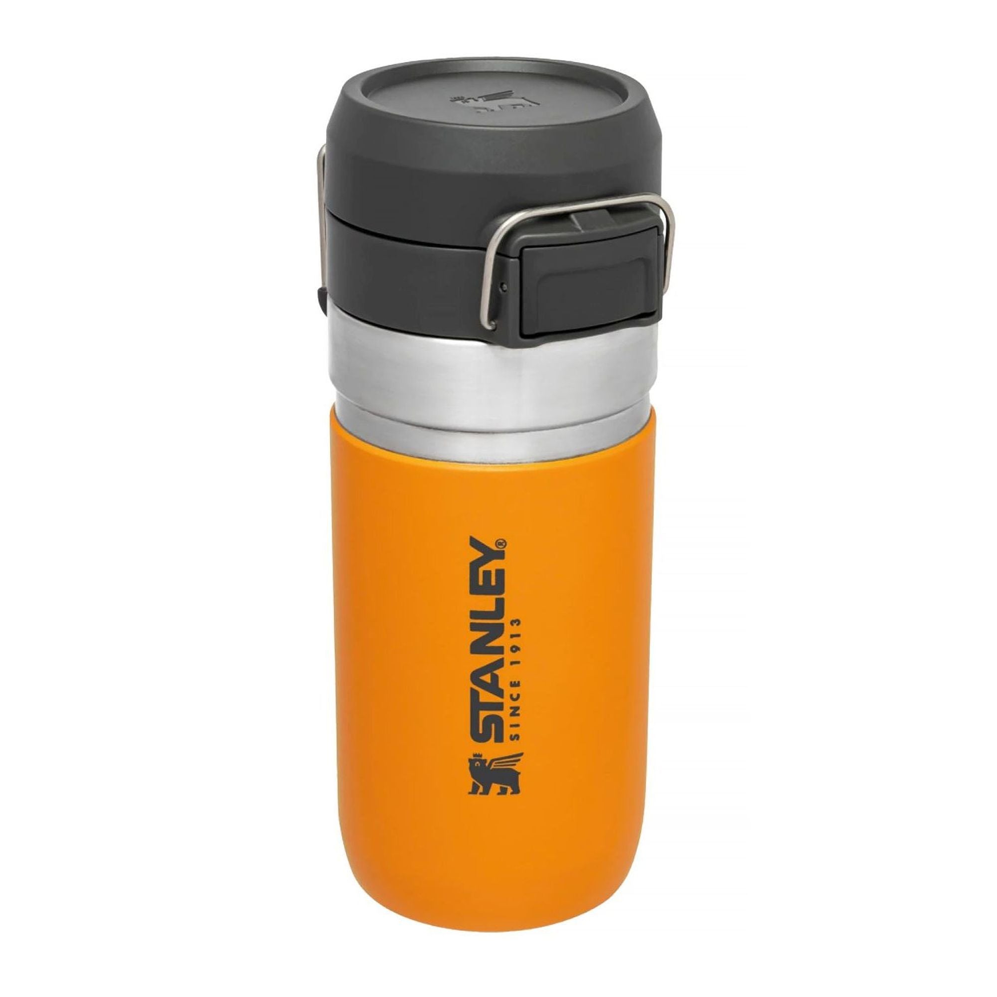 Stanley Quick Flip 0.47L water bottle with flip lid and durable design, ideal for hydration on the go.