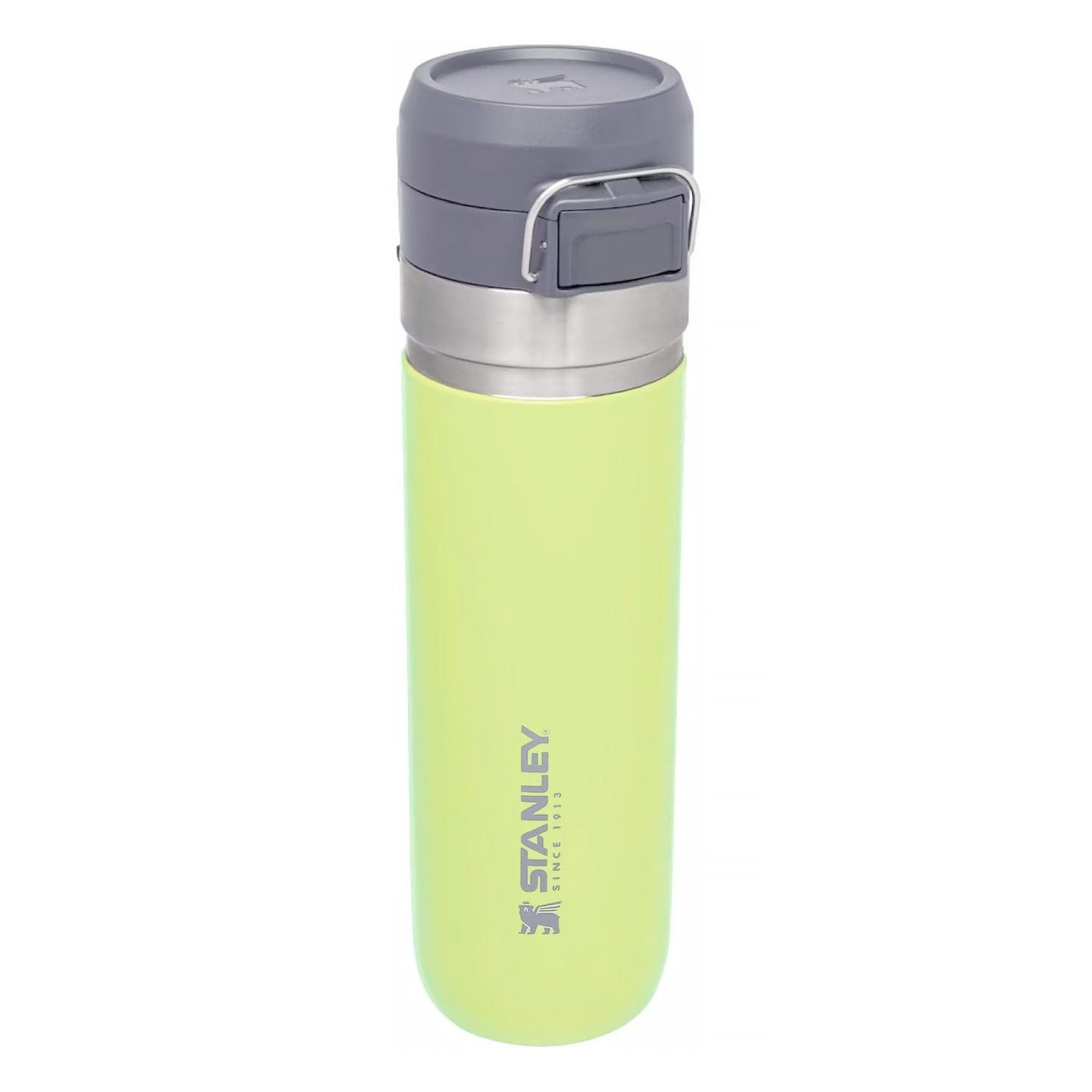Stanley Quick Flip water bottle 0.7L with flip-top lid and sturdy design, ideal for outdoor and daily hydration.
