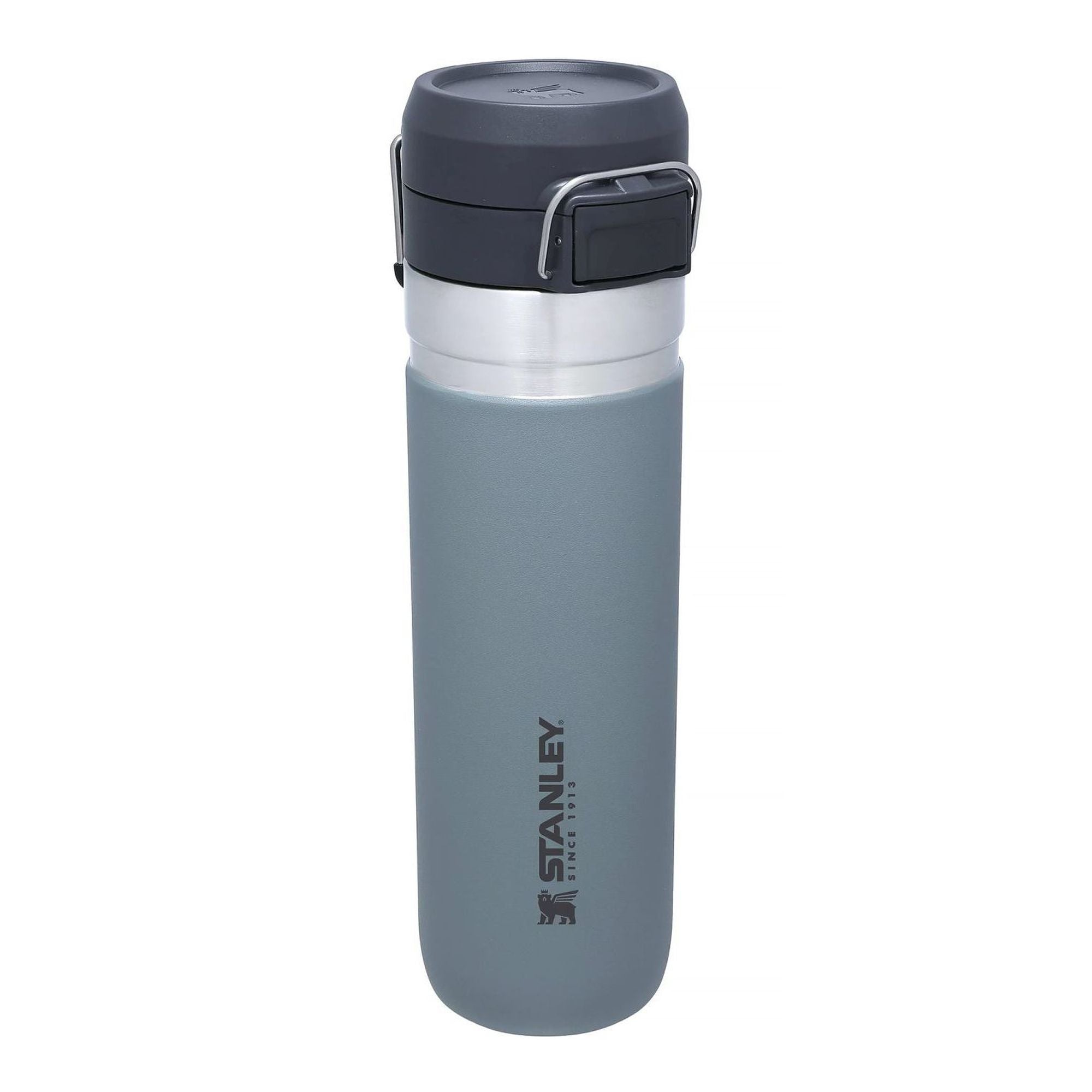 Stanley Quick Flip 0.7L water bottle with flip-top lid and durable stainless steel body for on-the-go hydration.