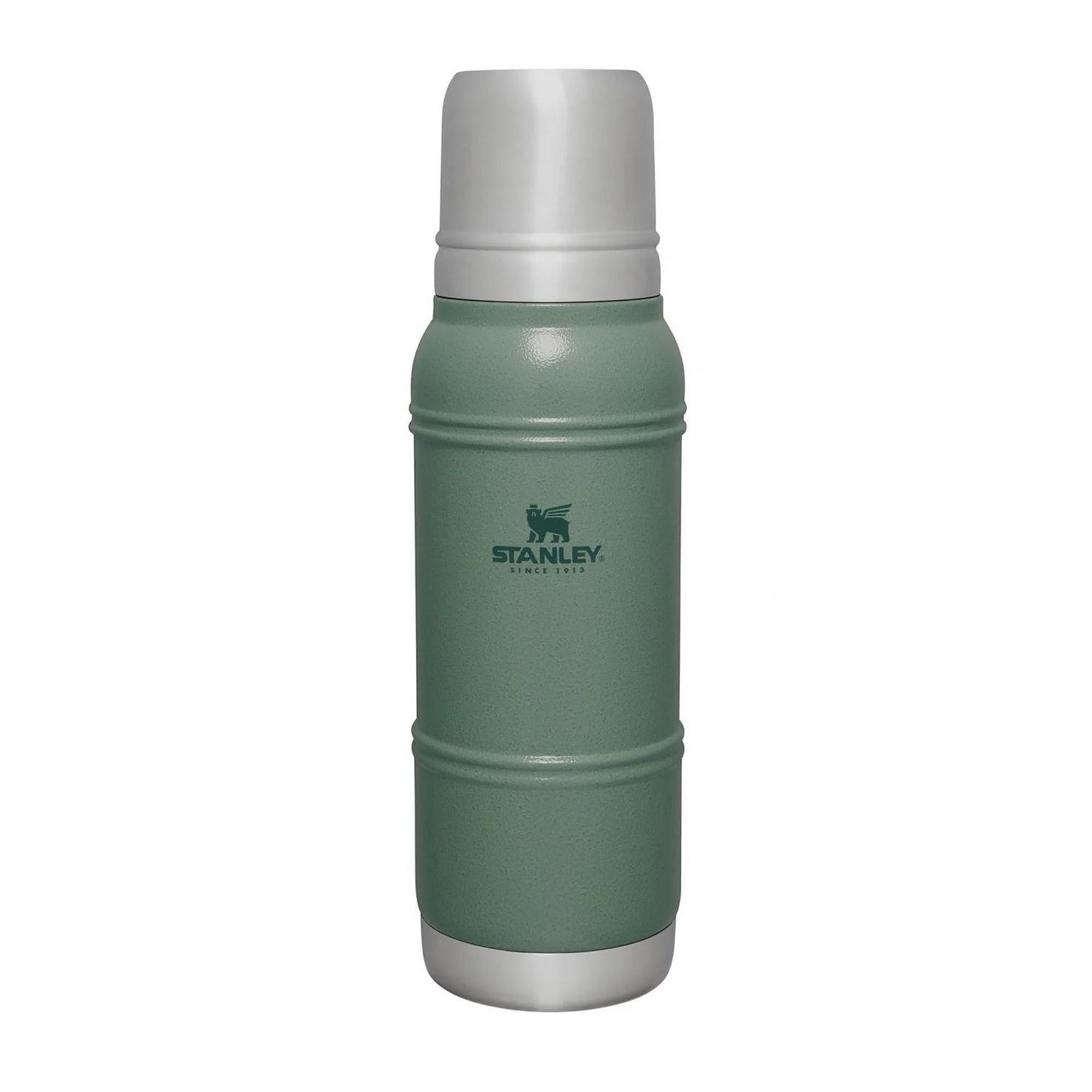 Stanley Artisan Thermal Bottle 1.0L water bottle with stainless steel design and leak-proof lid, ideal for keeping beverages hot or cold.