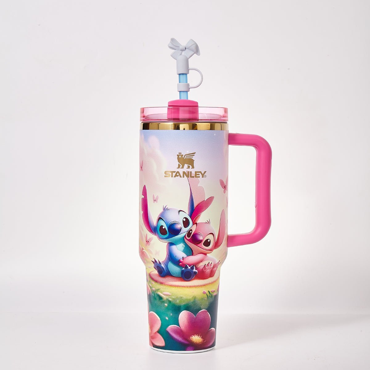 Stanley x Stitch & Angel's Love Garden Tumbler – Limited Edition-2