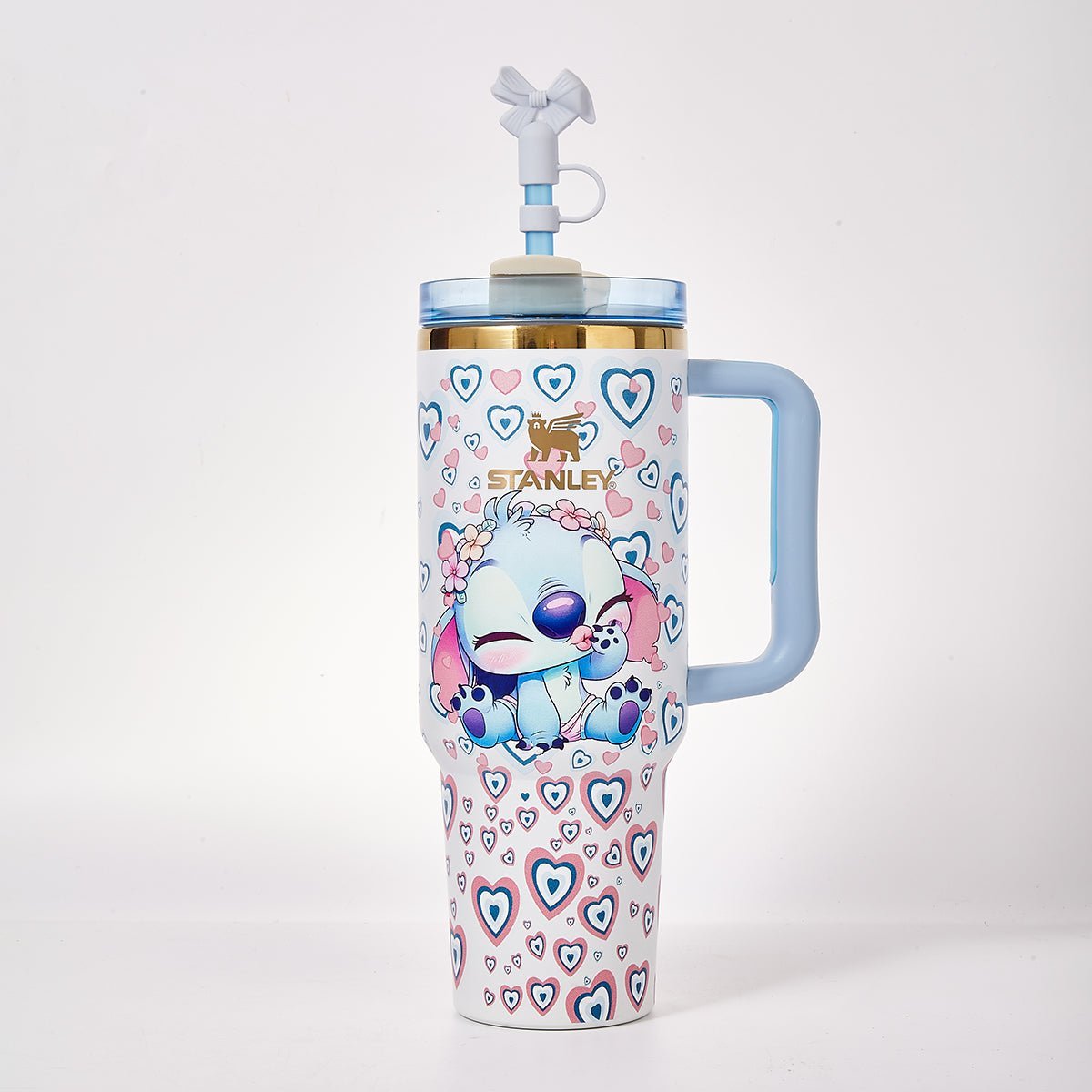 Stanley x Stitch Cute Hearts Tumbler – Limited Edition-2