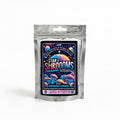 Innooova StarShroooms Trial Pack featuring colorful mushroom-shaped supplements in clear containers with branding.