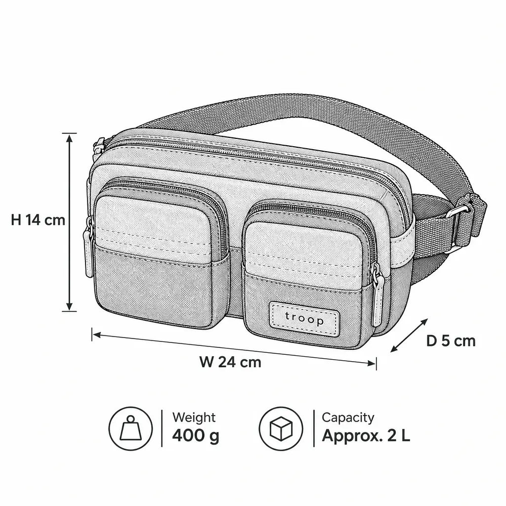 Heritage Canvas Waist Bag | TCC018