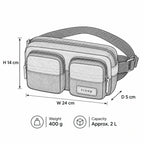 Heritage Canvas Waist Bag | TCC018