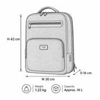 Business Expandable Laptop Backpack | TPB003