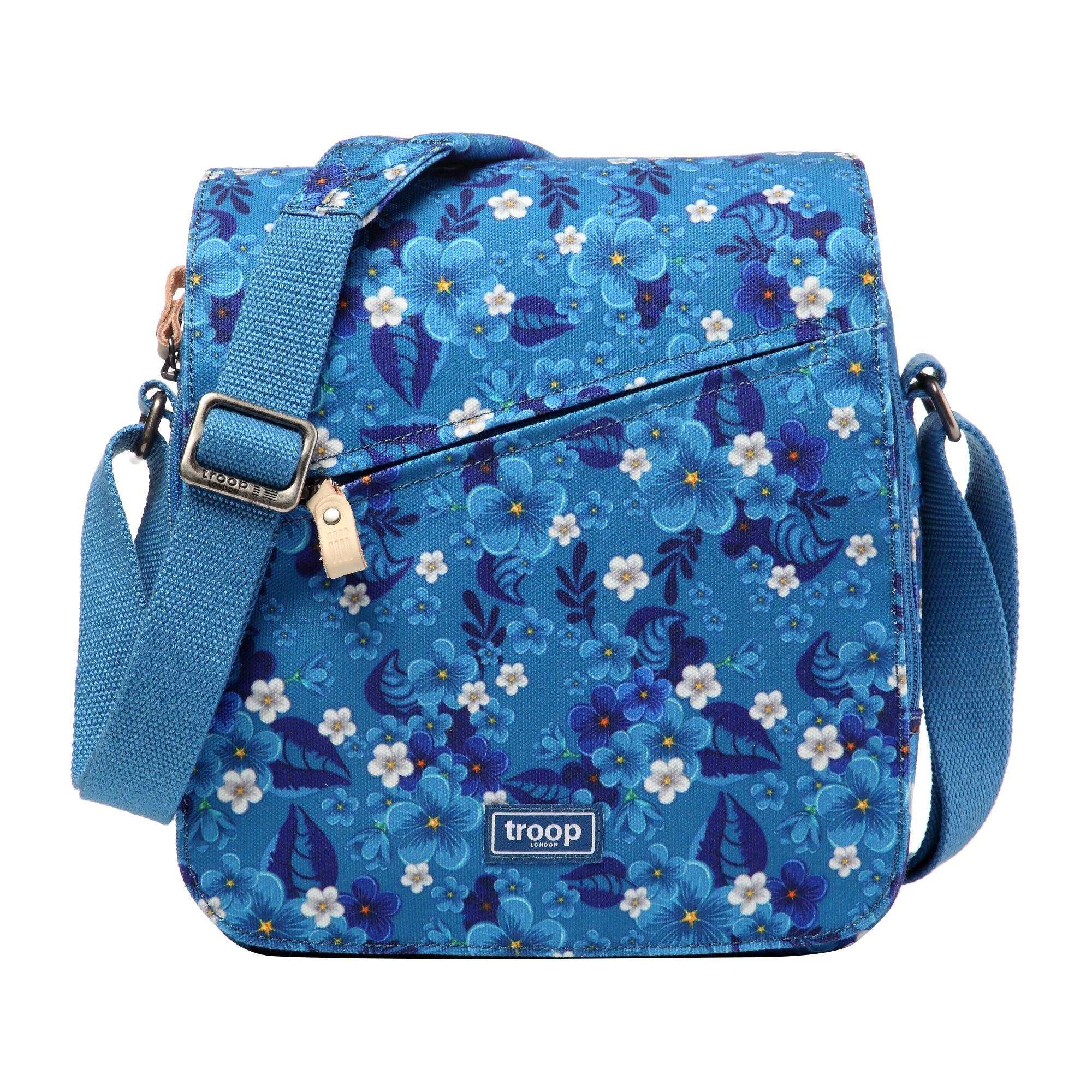Canvas Flap Crossbody Bag with Shoulder Pad | TRP0238-13