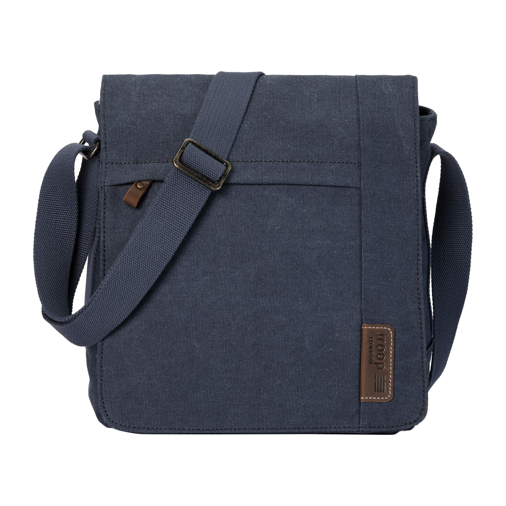 Large Canvas Flap Crossbody Bag | TRP0219-10