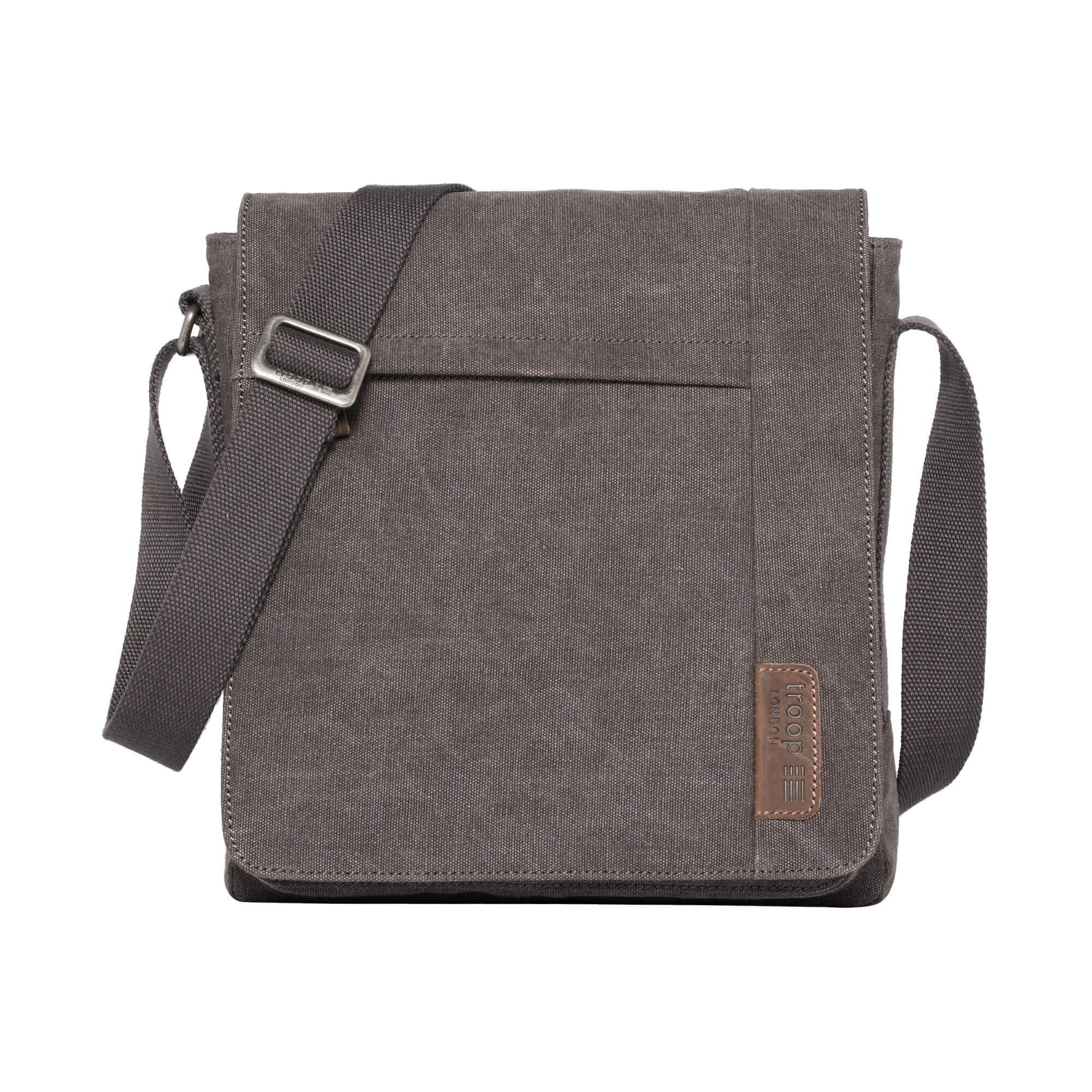 Large Canvas Flap Crossbody Bag | TRP0219-5