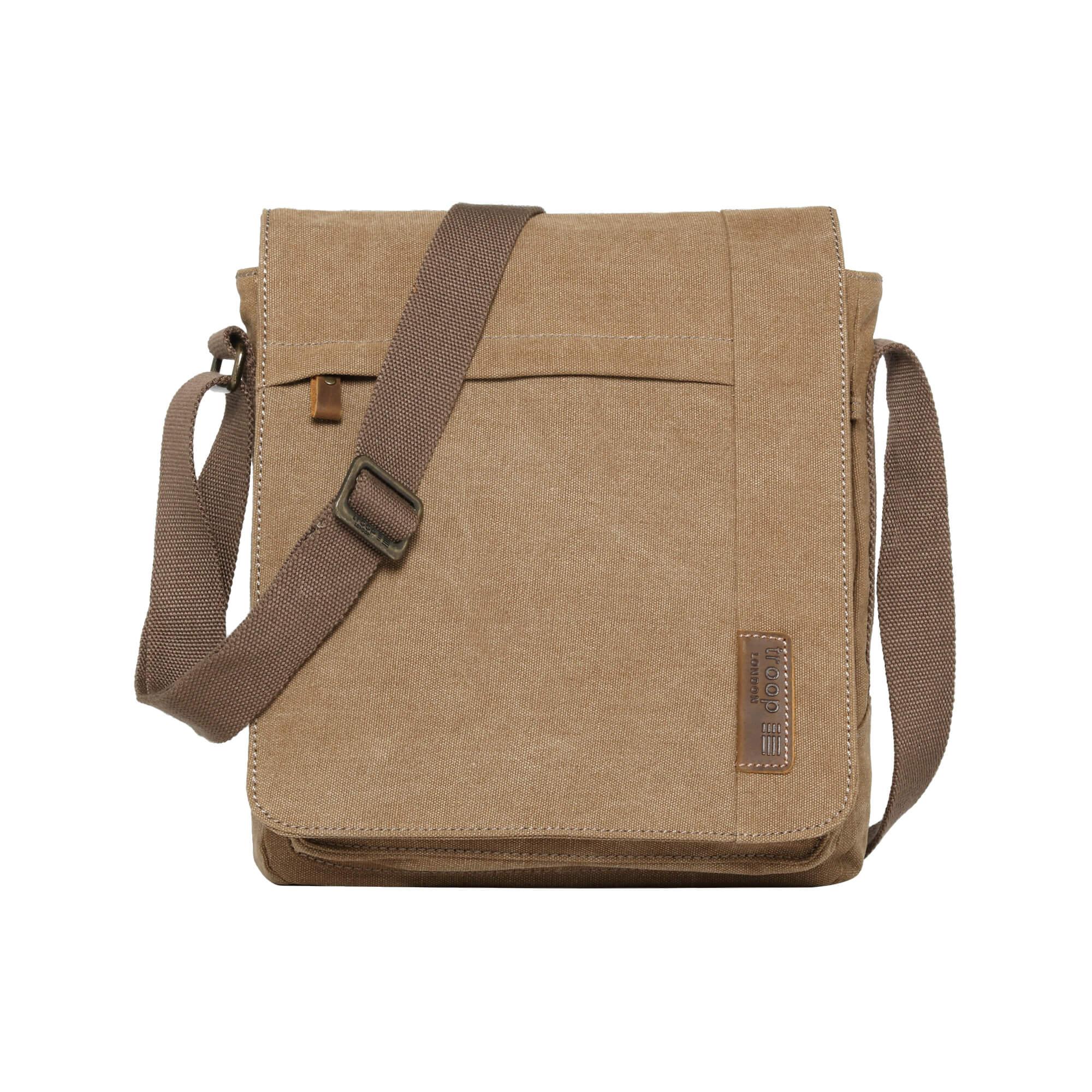 Large Canvas Flap Crossbody Bag | TRP0219-6