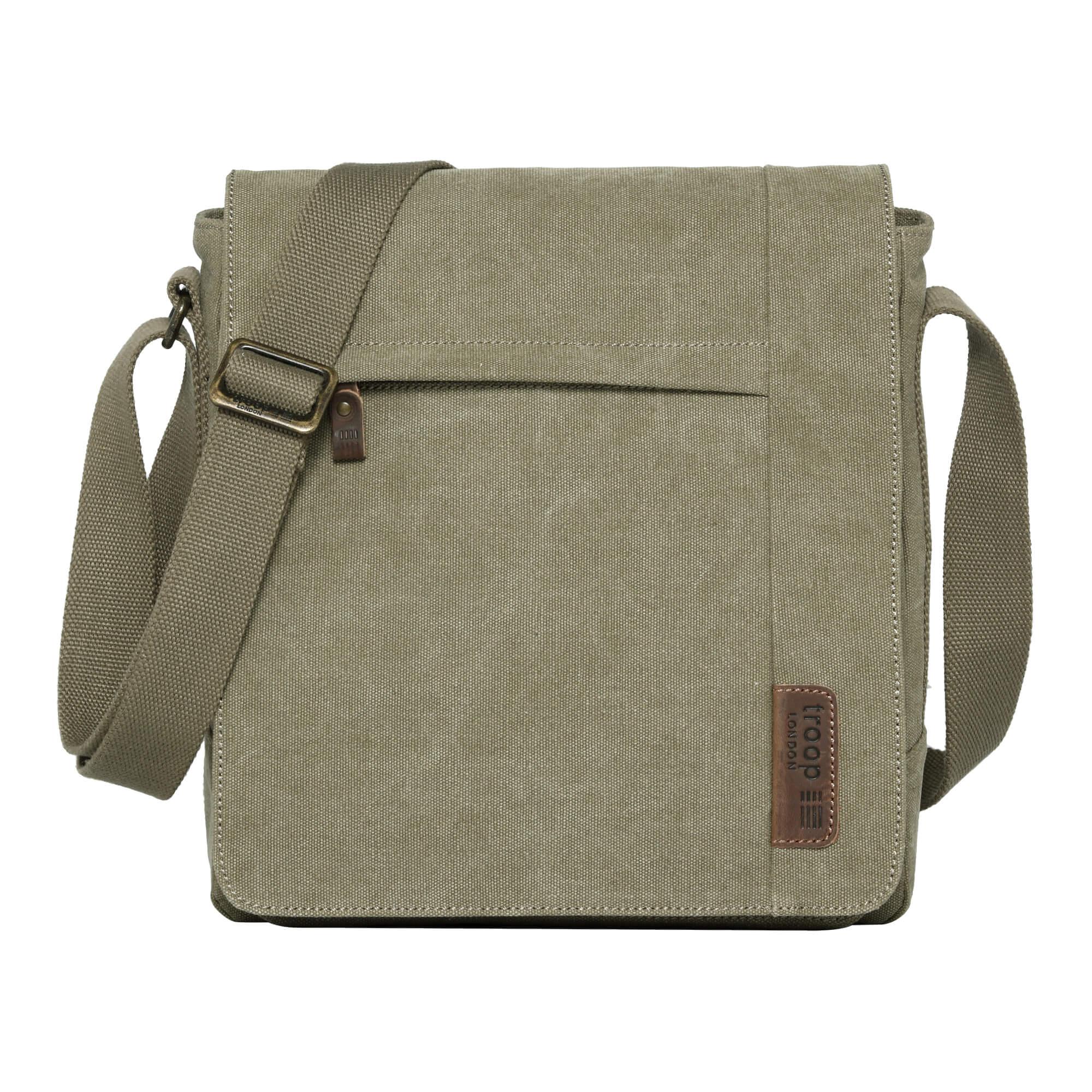 Large Canvas Flap Crossbody Bag | TRP0219-7
