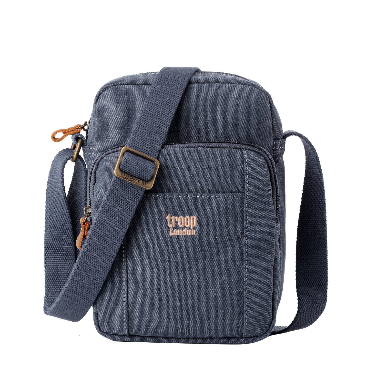 Vertical Canvas Crossbody Bag | TRP0370-0