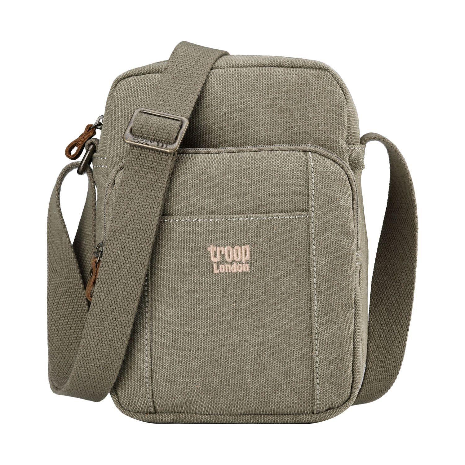 Vertical Canvas Crossbody Bag | TRP0370-7