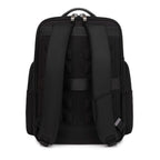 Large black Troop London business laptop backpack with padded compartments and sturdy handles for daily professional use.
