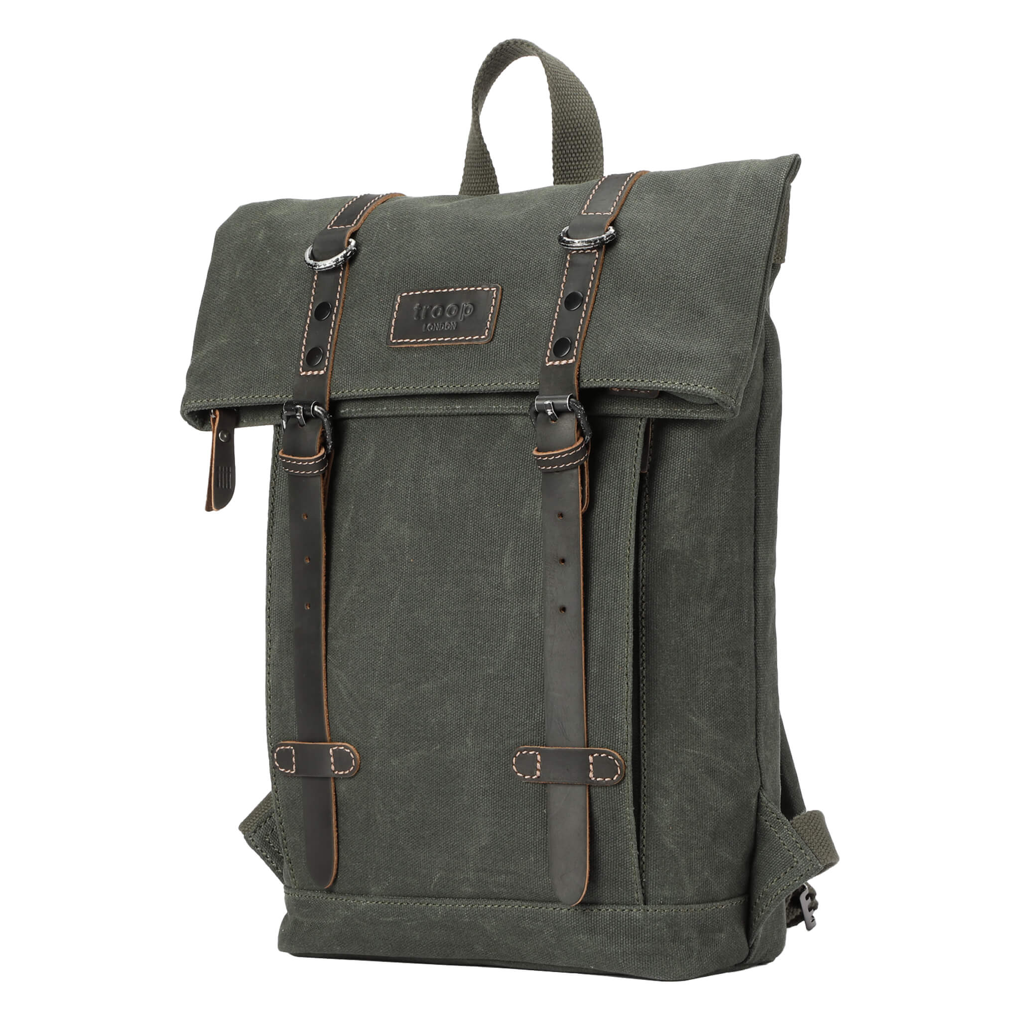 Heritage Small Waxed Canvas Backpack | TRP0425S-6