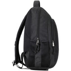 Large black Troop London Urban Daypack backpack with multiple compartments and adjustable straps, suitable for everyday use.