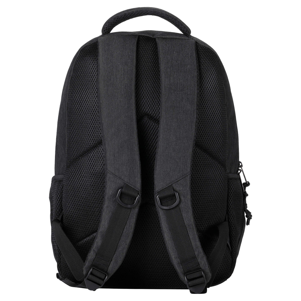 Large black Troop London Urban Daypack backpack with sleek design and spacious main compartment, perfect for daily use.