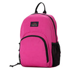 Black Troop London Urban Small Backpack with adjustable straps and front zip pocket, compact and stylish for everyday use.