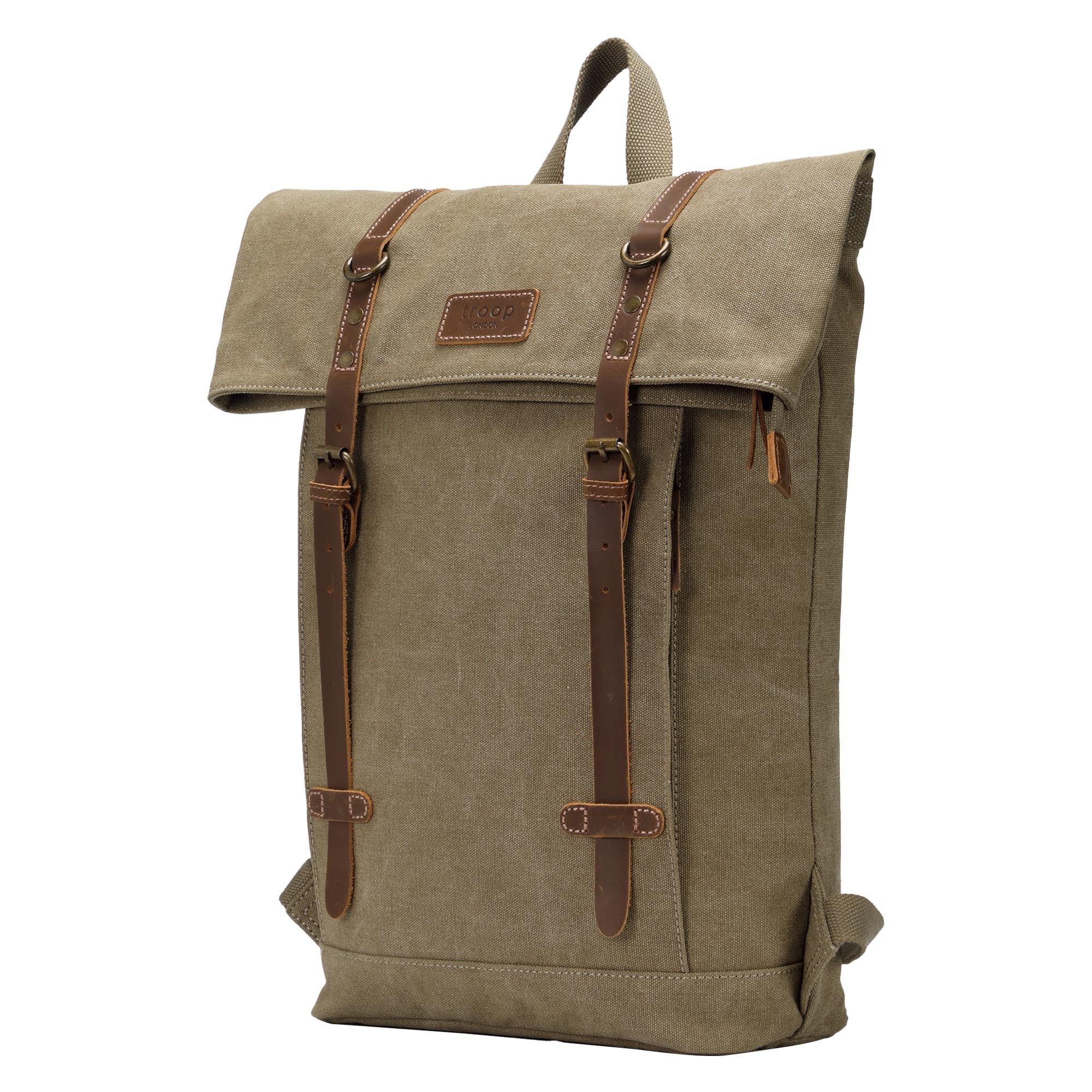 Heritage Waxed Canvas Laptop Backpack | TRP0425-12