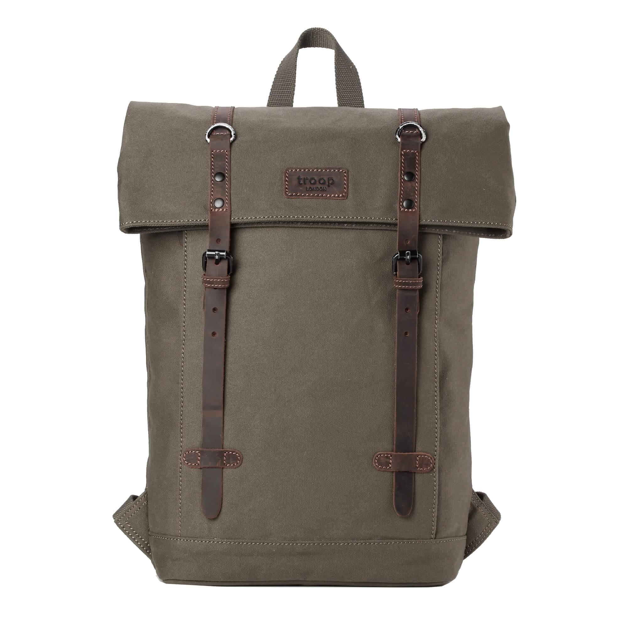 Heritage Waxed Canvas Laptop Backpack | TRP0425-4