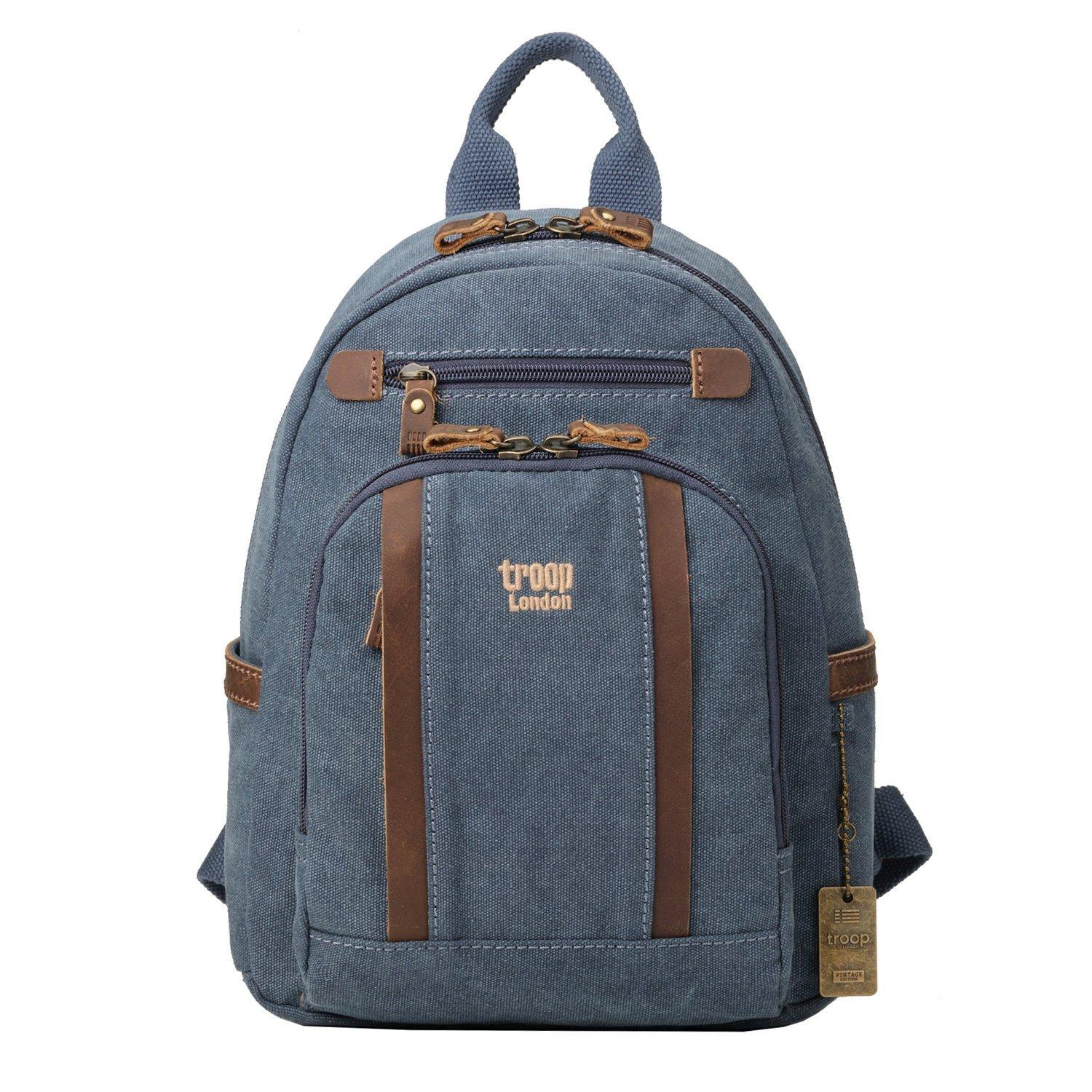 Small Canvas Backpack with Tablet Sleeve | TRP0255-0