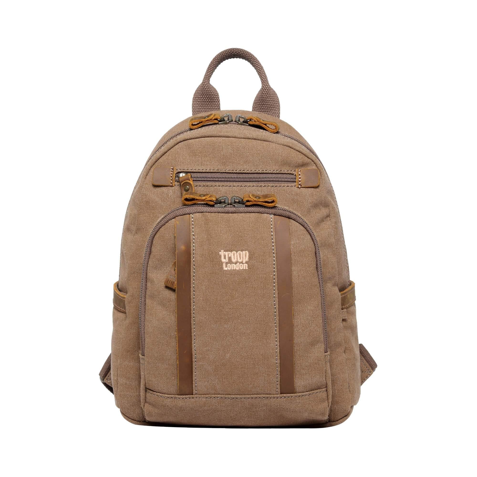 Small Canvas Backpack with Tablet Sleeve | TRP0255-6