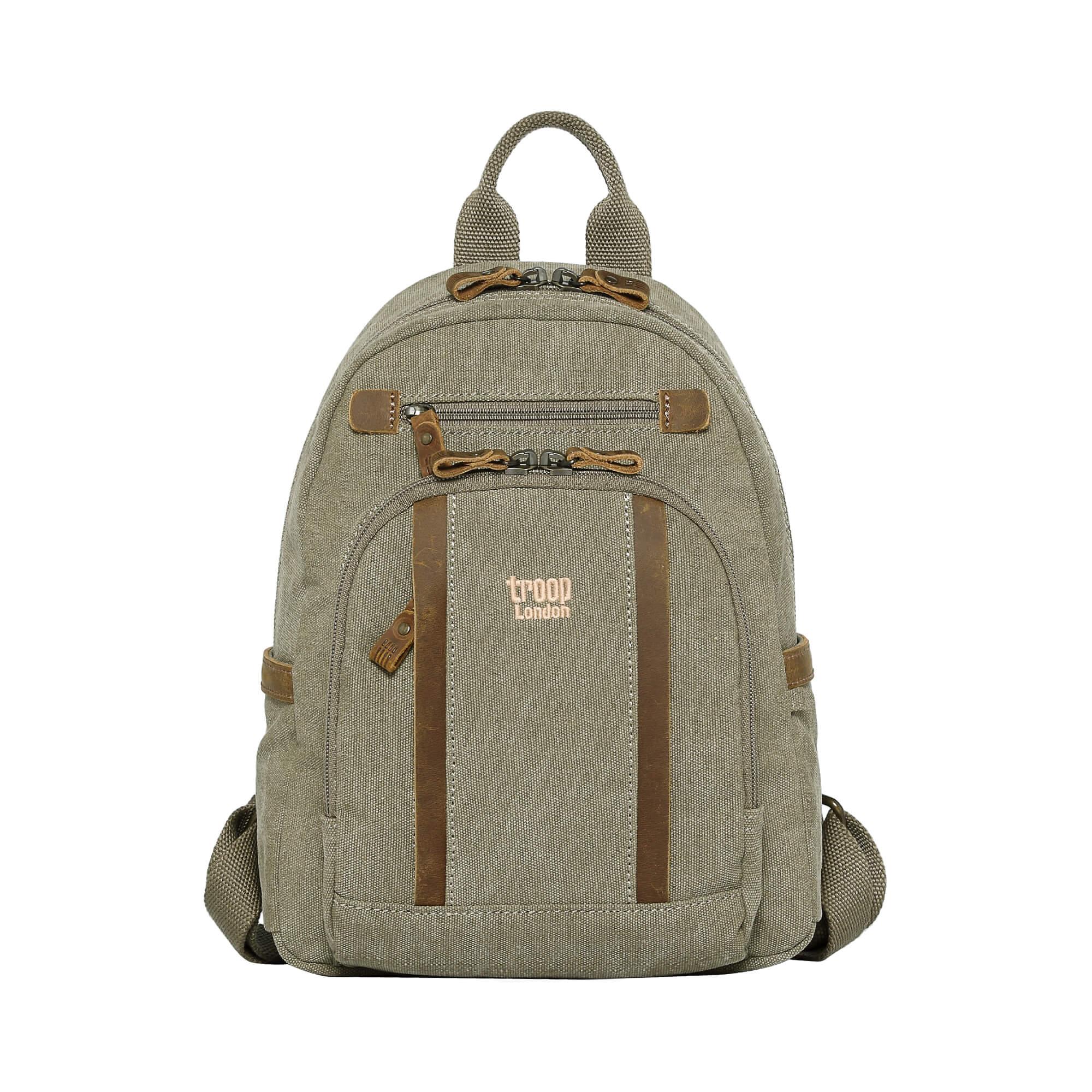 Small Canvas Backpack with Tablet Sleeve | TRP0255-7
