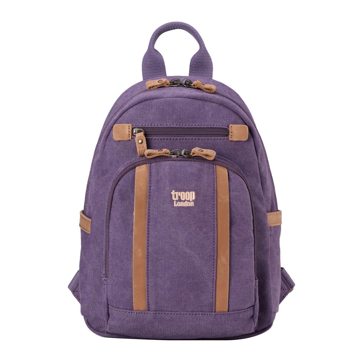 Small Canvas Backpack with Tablet Sleeve | TRP0255-11