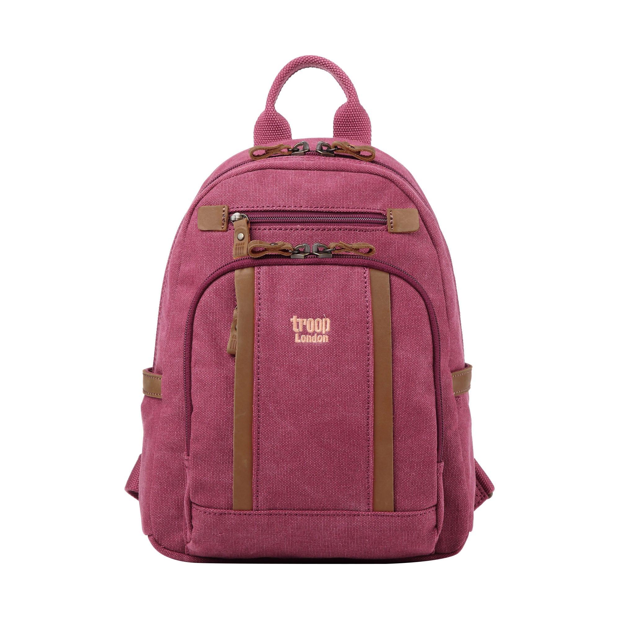Small Canvas Backpack with Tablet Sleeve | TRP0255-12
