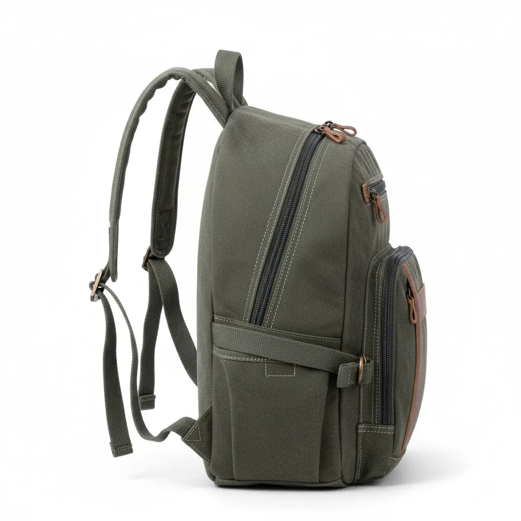 Tagesrucksack aus Leinen, mittelgroß | TRP0256