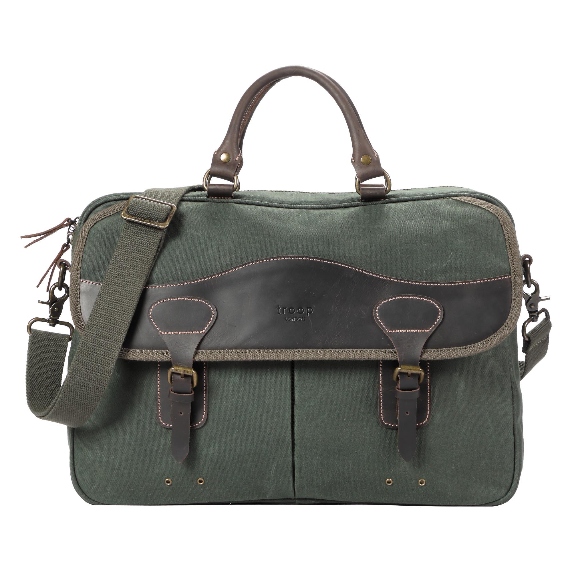 Heritage Canvas Laptop Briefcase 15 Inch | TRP0545-5