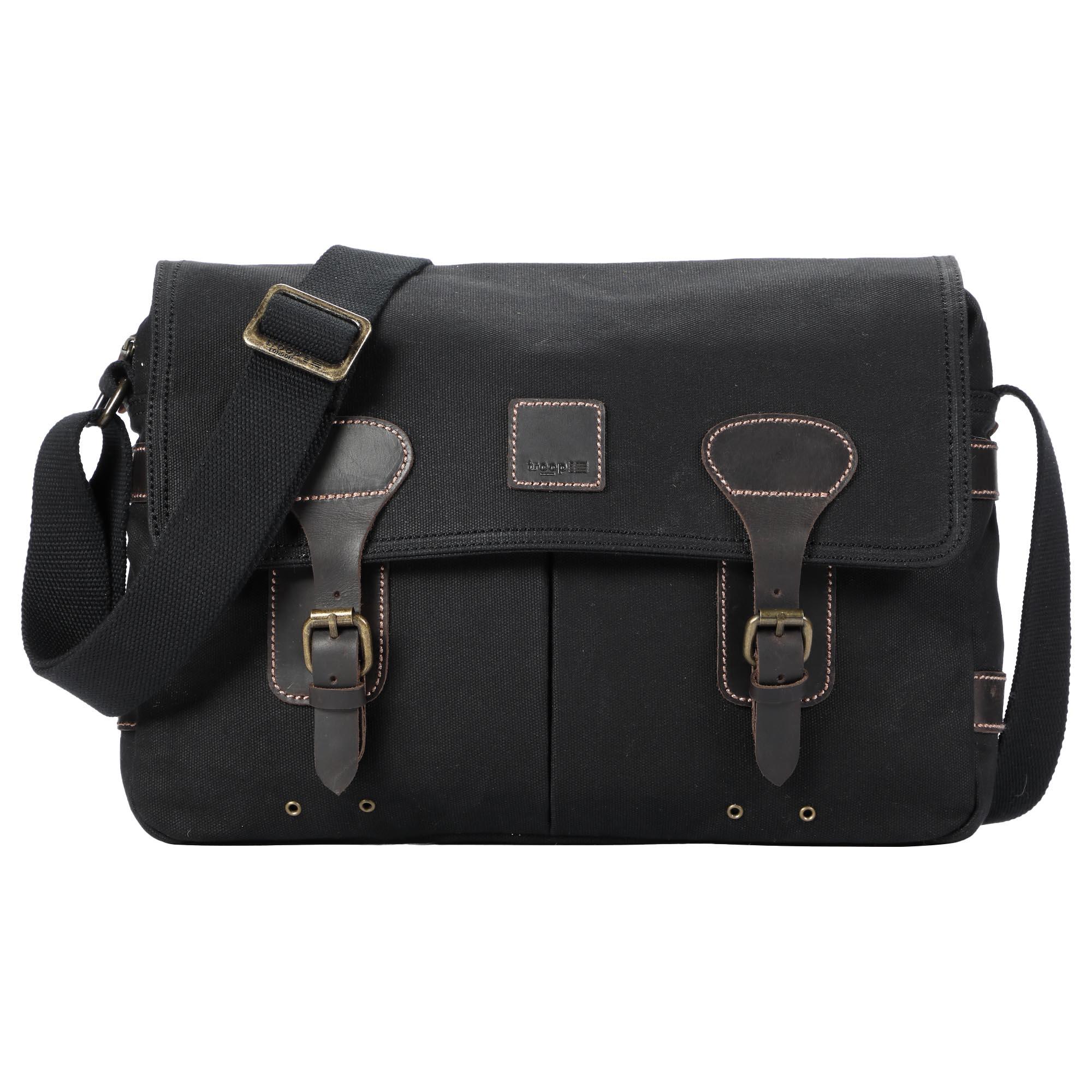 Heritage Canvas Laptop Messenger Bag 13 Inch Slim | TRP0548-0