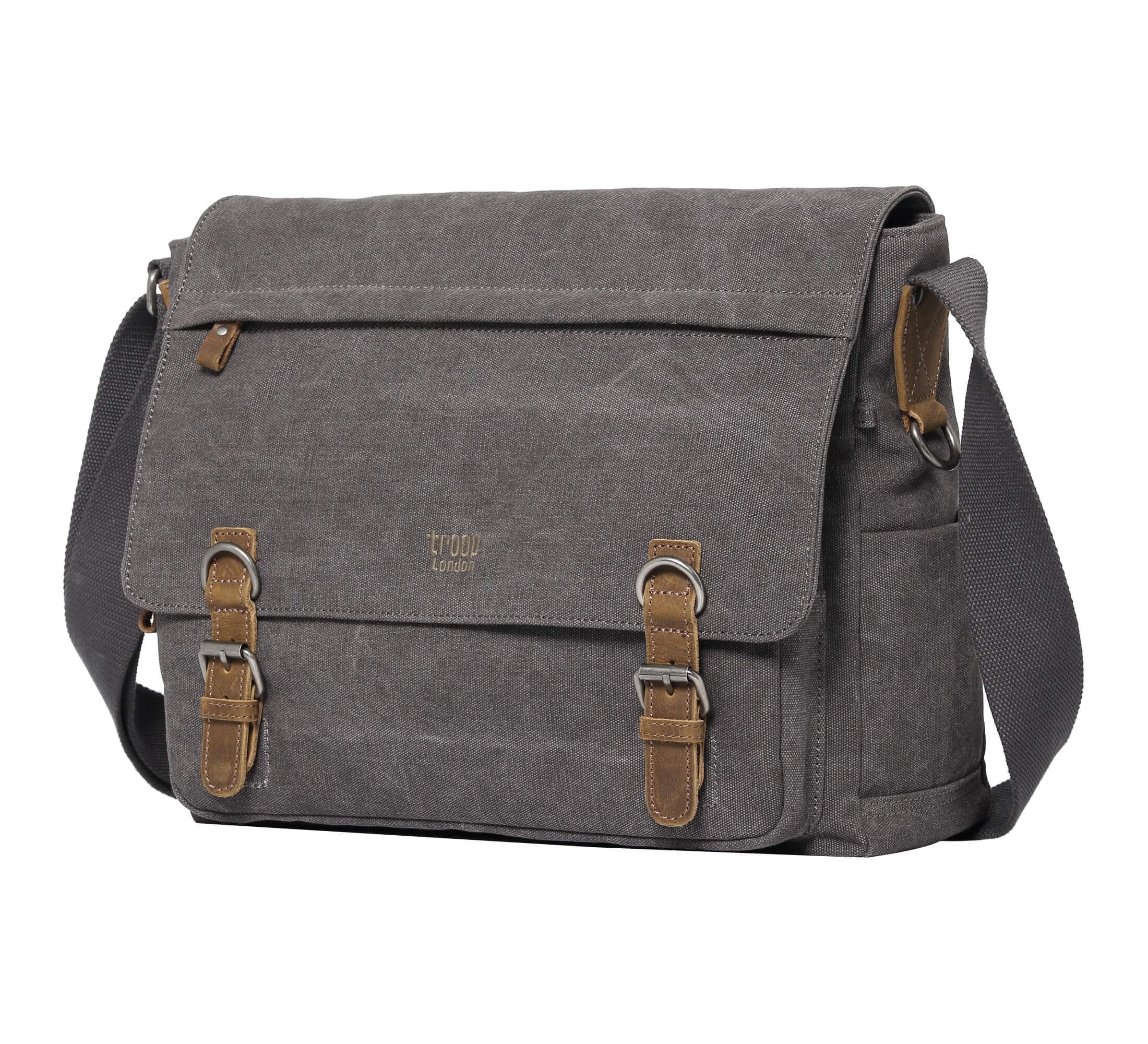Canvas Laptop Messenger Bag | TRP0207-5