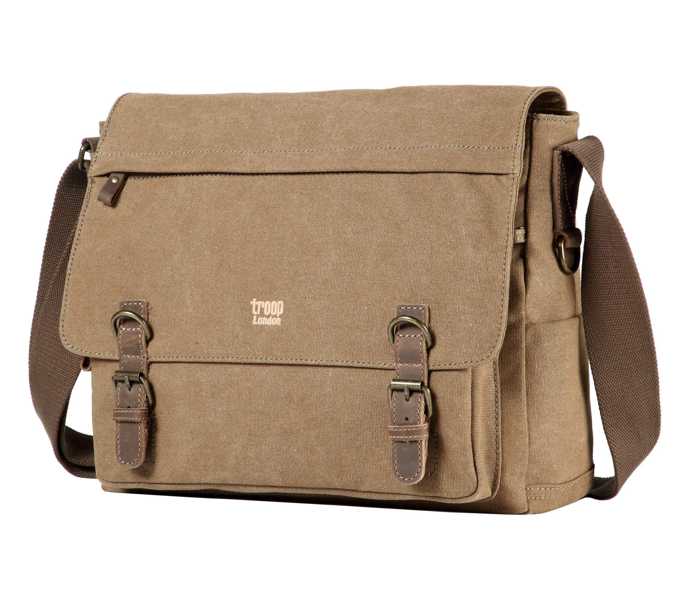 Canvas Laptop Messenger Bag | TRP0207-6