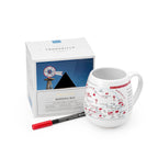 Trouvaille Nebraska map color-in travel mug featuring a detailed outline of Nebraska for coloring and creative fun.