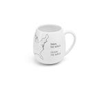 Trouvaille USA map color-in travel mug featuring a black and white map design, perfect for coloring and on-the-go use.
