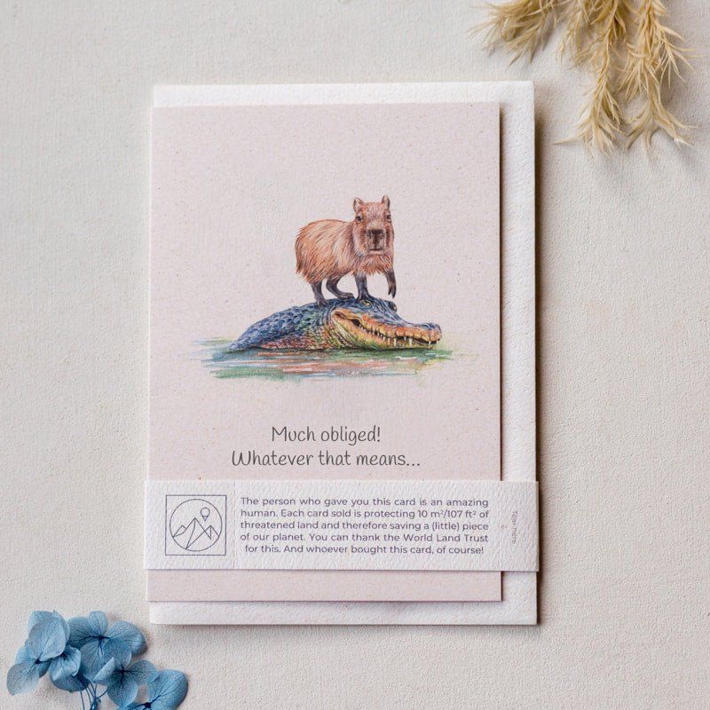 Animal Lover Charity Greeting Card