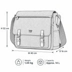 Canvas Laptop Messenger Bag | TRP0207
