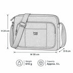 Large Canvas Crossbody Bag | TRP0234
