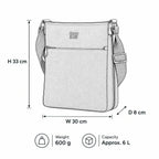 Grand sac bandoulière en toile | TRP0236