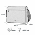 Canvas Laptop Messenger Bag 16.5 Inch | TRP0240