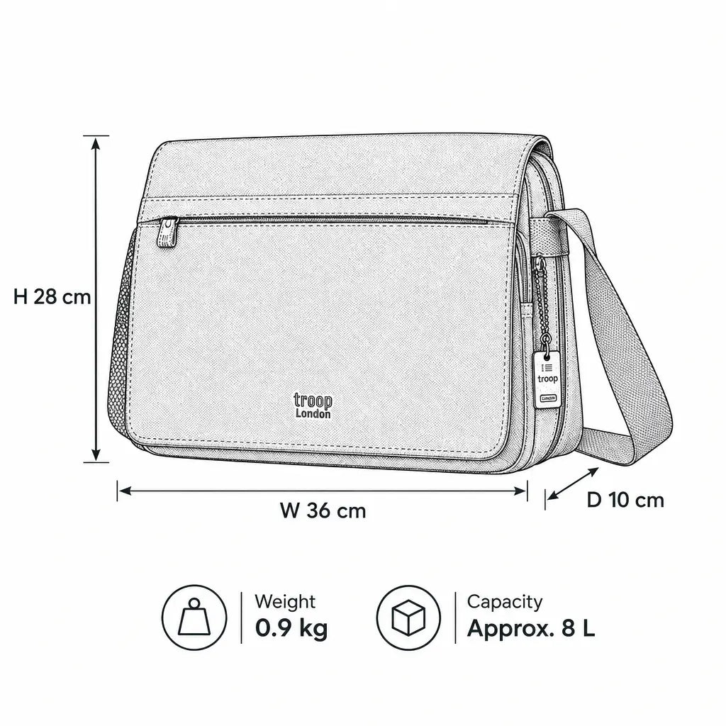 Classic Canvas Messenger Bag | TRP0241