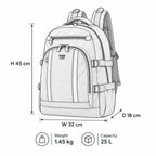 Large Canvas Laptop Backpack 15.5 Inch | TRP0257