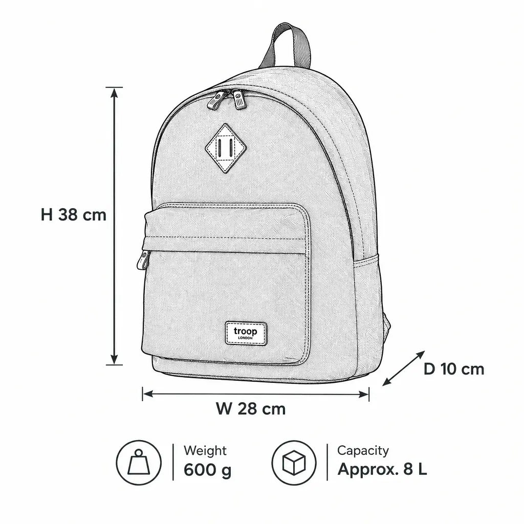 Sac à dos décontracté Heritage Canvas | TRP0384