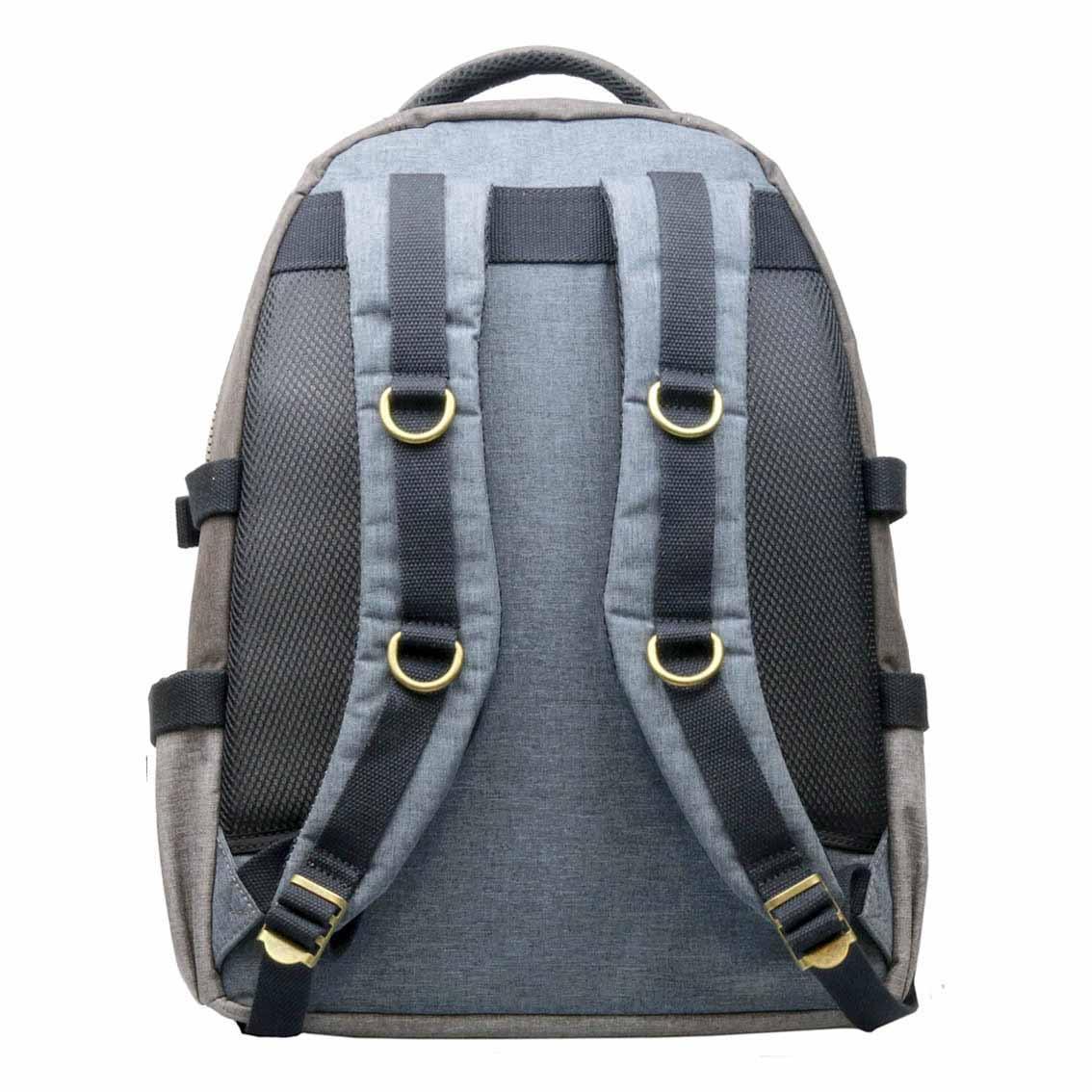 Troop London TRP0385 laptop backpack showing a sleek, dark-colored backpack with multiple compartments and padded shoulder straps.