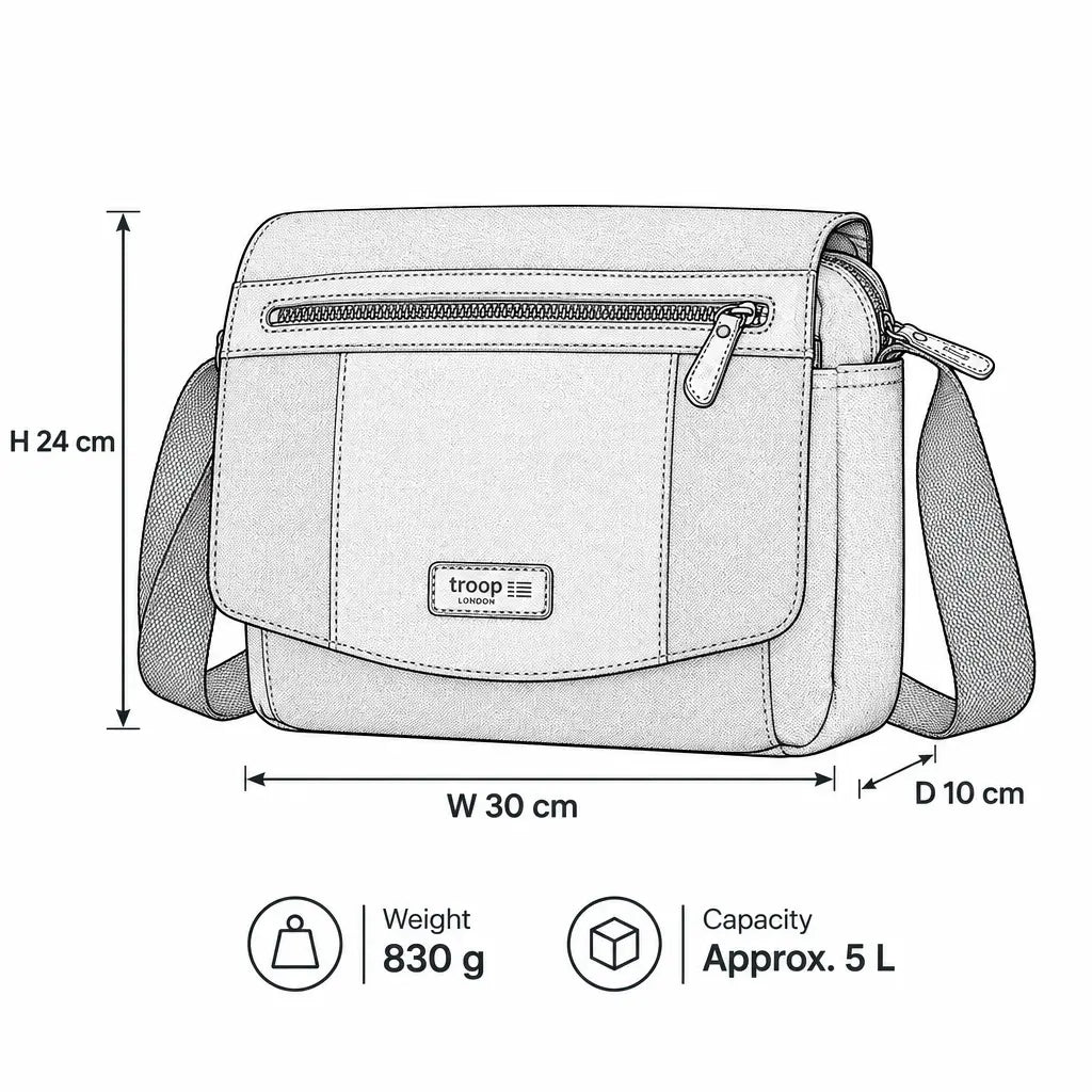 Urban Canvas Messenger Bag | TRP0387