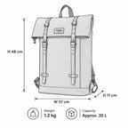 Heritage Waxed Canvas Laptop Backpack | TRP0425