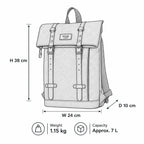 Heritage Small Waxed Canvas Backpack | TRP0425S